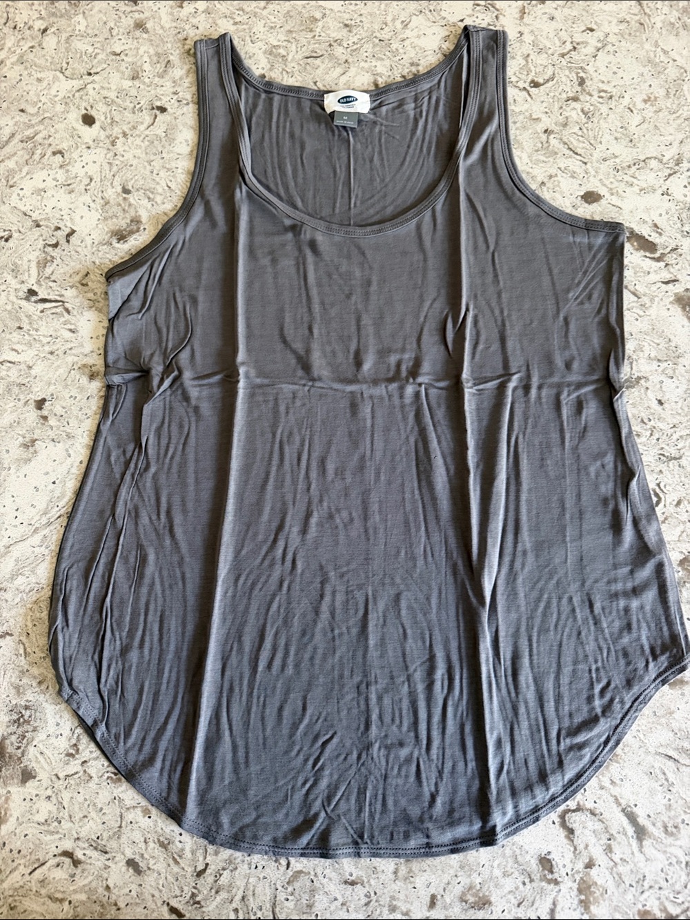 Old Navy Women’s Grey Scoop Neck Tank Top -